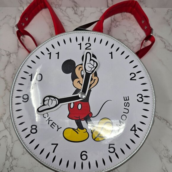 NWT Mickey Mouse Exclusive Vintage Watch Figural Mini Backpack - Picture 2 of 4